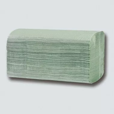 Toalhas de mão-z-dobrada verde