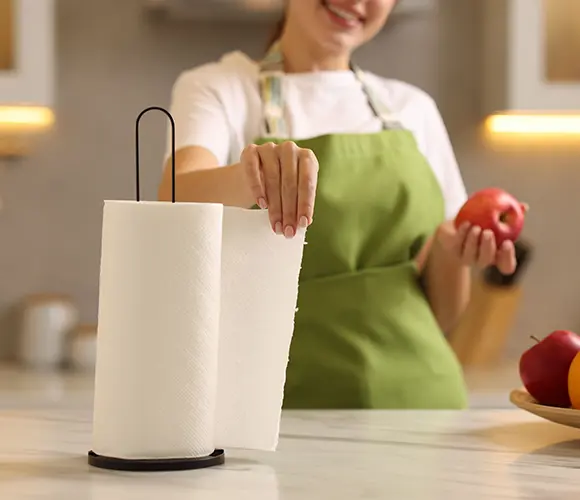 Papel de limpeza de mão super resistente e durável